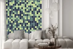 Naklejka: Mozaika z drobnych kwadracików