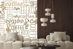 Naklejka: Napis coffee w różnych czcionkach