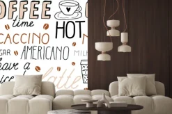 Naklejka: Napisy rodzaje kawy