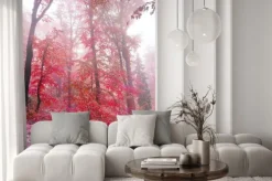 Naklejka: Pierwszy śnieg na jesieni