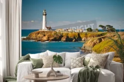 Naklejka: Pigeon point lighthouse