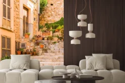 Naklejka: Piękna dekoracji roślinnych na górskiej w hiszpanii