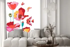 Naklejka: Piękne karty z maku