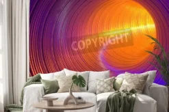 Naklejka: Pipe - view from within