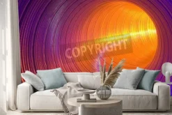 Naklejka: Pipe - view from within