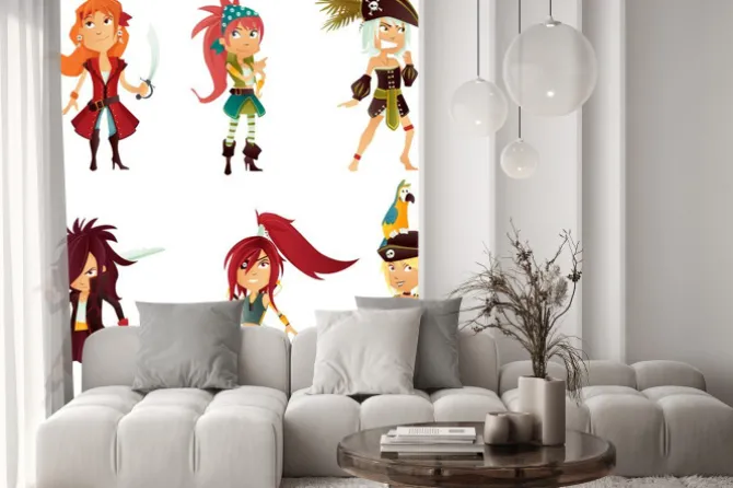 Naklejka: Piraci girls