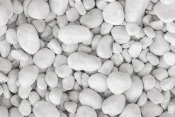 Naklejka: Plaża z białymi kamieniami