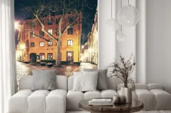 Naklejka: Placyku gdzieś w gamla stan, sztokholm.