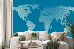 Naklejka: Planisphère