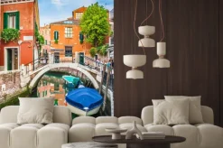 Naklejka: Pocztówka widok wenecji