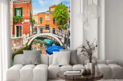 Naklejka: Pocztówka widok wenecji