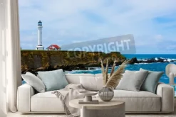 Naklejka: Point arena lighthouse w kalifornii