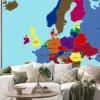 Naklejka: Polityczna mapa europy