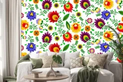 Naklejka: Polski wzór folkowy