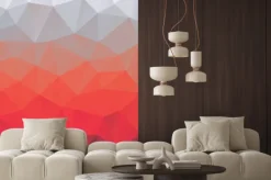 Naklejka: Polygon vector background illustration