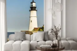 Naklejka: Portland head lighthouse