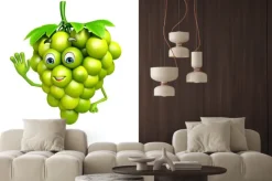 Naklejka: Postać z kreskówki z winogron