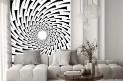 Naklejka: Pre-tekst lub tunel dziura nieskończoność tle wektora