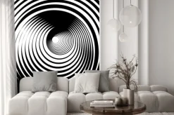 Naklejka: Pre-tekst lub tunel dziura nieskończoność tle wektora