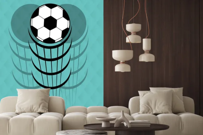 Naklejka: Projekt piłka nożna