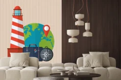 Naklejka: Projektowanie ikon podróży