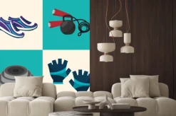 Naklejka: Projektowanie sport fitness