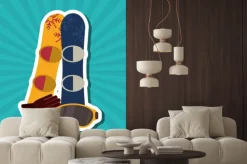 Naklejka: Projektowanie sport zimowy