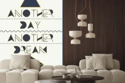 Naklejka: Proste geometryczne motywacyjny plakat