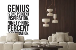 Naklejka: Prosty klasyczny plakat motywacyjny dla biznesu