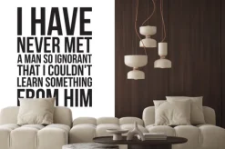 Naklejka: Prosty klasyczny plakat motywacyjny dla biznesu