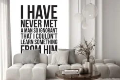 Naklejka: Prosty klasyczny plakat motywacyjny dla biznesu