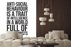 Naklejka: Prosty klasyczny plakat motywacyjny dla biznesu