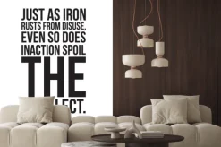 Naklejka: Prosty klasyczny plakat motywacyjny dla biznesu