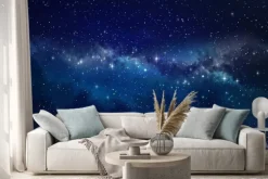 Naklejka: Przestrzeń kosmiczna z gwiazdami