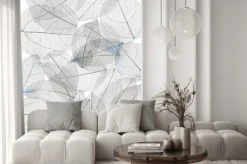 Naklejka: Przezroczyste liście