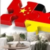 Naklejka: Puzzelteil zusammenarbeit china