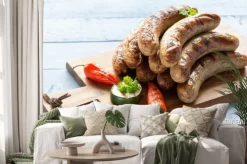 Naklejka: Pyszne kiełbaski