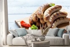 Naklejka: Pyszne kiełbaski