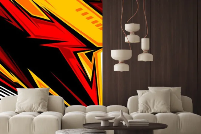 Naklejka: Race jersey pattern