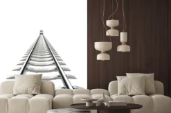 Naklejka: Railway. szczegółowe ilustracji.