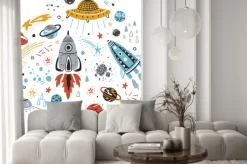 Naklejka: Rakiety w kosmosie