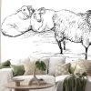 Naklejka: Ram i owiec