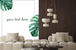 Naklejka: Rama z akwarelą ilustracji