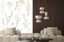 Naklejka: Ręcznie malowana kolekcja suszonych ziół i kwiatów