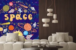 Naklejka: Ręcznie rysowane kreskówki miejsca