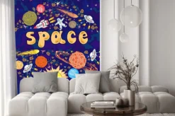 Naklejka: Ręcznie rysowane kreskówki miejsca