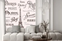 Naklejka: Ręcznie rysowane elementy projektu paris