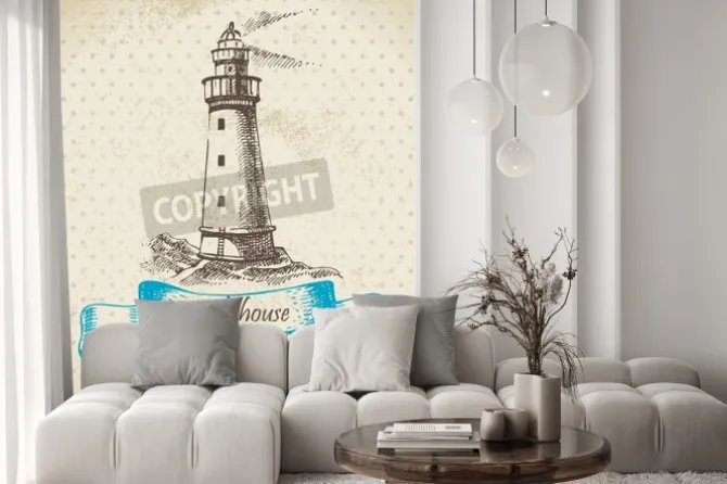 Naklejka: Ręcznie rysowane ilustracji