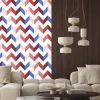 Naklejka: Red chevron szwu