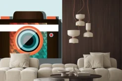 Naklejka: Retro aparat